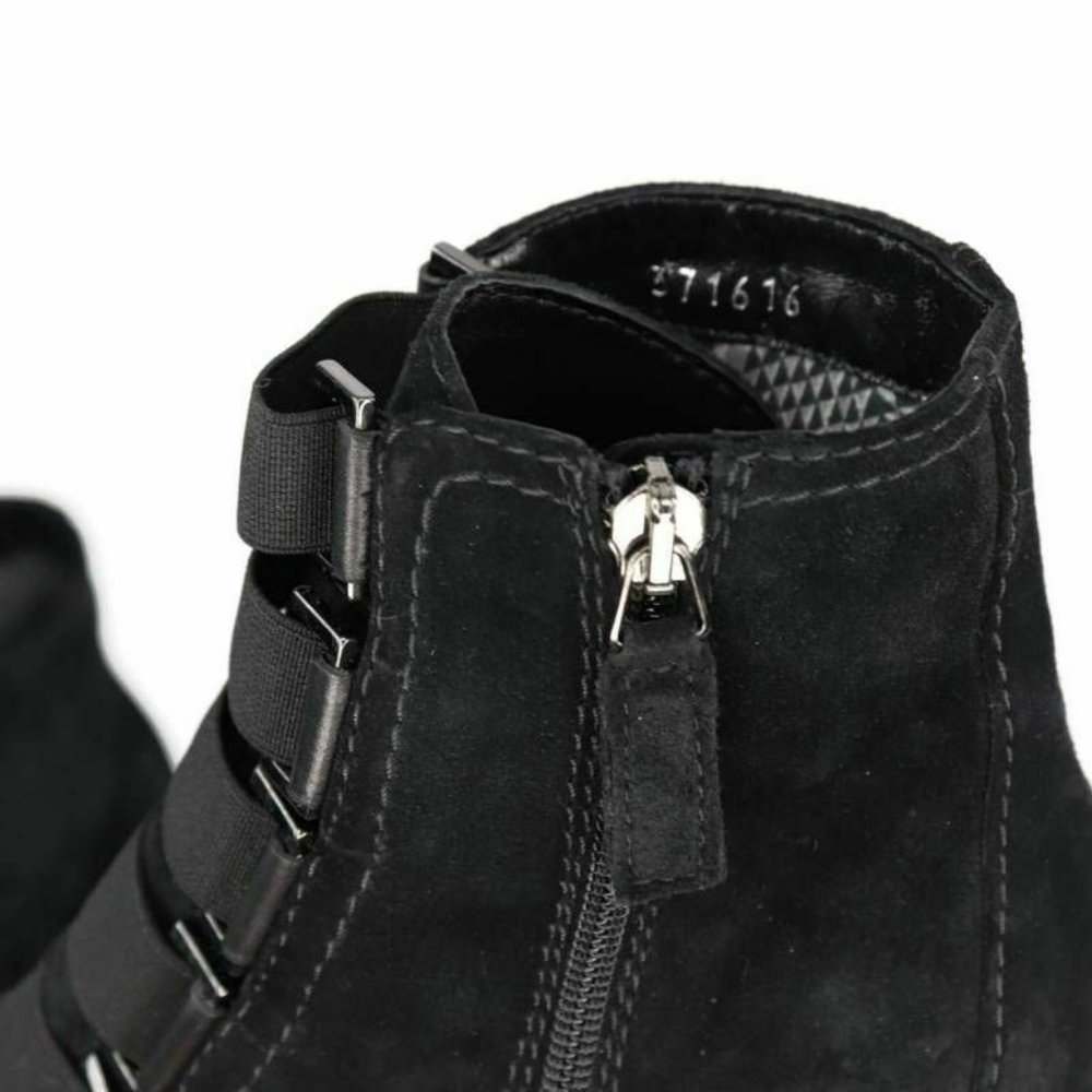 Aquatalia Womens Indira Ankle Boots Black Suede Bl - Picture 8 of 11